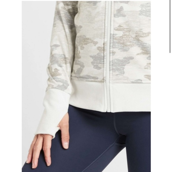 Athleta Camo Hooded Zip Up - Picture 2 of 11